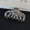 A nova coleção de outono da A-Lan: Presilhas de cabelo de acetato estilo coreano com designs de estrela e estampa de leopardo, espessadas para maior durabilidade, adequadas para penteados semi-presos e coques, presilhas de tubarão, acessórios de cabelo