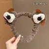 Faixa de Cabeça de Pelúcia com Estampa de Leopardo Fofa Doce Menina Faixa de Cabeça com Laço 2026 Novo Presilha de Cabelo para Lavar o Rosto Acessórios de Cabelo de Alto Valor