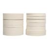 Fita lisa Zhengfa 0,4-8cm fita de trama simples fina alça de mochila espessada acessório de vestuário tira para acabamento de borda