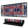 Estilo Retro Popular Transfronterizo Estilo Persa Lujo Ligero Alfombrilla para Ratón Teclado de Computadora Patrón Antideslizante Cuadrado Pequeño Pad para Escritorio de Oficina