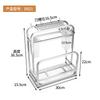 Estante de Almacenamiento de Cocina de Acero Inoxidable Soporte para Cuchillos Soporte para Tabla de Cortar Soporte Multifuncional para Cuchillos Estante de Almacenamiento para Utensilios de Cocina Cubo para Palillos
