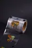 Película selladora para vaso de mascota 9095 Calibre Té de leche Papel-Plástico de doble uso Desechable 3000 Hojas Película selladora para vaso con impresión de logo