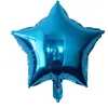 Globos de Película de Aluminio con Forma de Estrella de Cinco Puntas de 18 Pulgadas Decoración para Bodas, Fiestas de Cumpleaños, Festividades Globos de Película de Aluminio con Panel de Luz