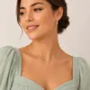 Collar de diamantes con temperamento combinable, sencillo y elegante, con cadena de clavícula corta y diseño avanzado, estilo coreano, venta al por mayor para mujer