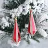 Adornos navideños de plástico, medias navideñas, muletas, colgantes, pequeños adornos para árboles de Navidad.