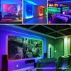 Juego de tira de luz LED RGB resistente al agua luz de línea neón luz ambiental tira de luz color mágico decoración pared de fondo caballo venta al por mayor