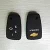 Adequado para Chevrolet Capa de Silicone para Chave Chevrolet Smart 4 Key Case Chevrolet Placa Reta 4 Key Protective Case