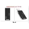 Leitor de Cartão Multifuncional Seis em Um Tipo C/Android/TF/SD Celular Computador Câmera Pen Drive Adaptador OTG