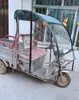 Cortina Engrosada para Parabrisas de Vehículo de Entrega Rápida, Cortina Térmica para Parabrisas de Cuero Engrosado con Forro de Felpa, Cortina de Lluvia para Triciclo Eléctrico