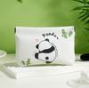 Bolsa para Gafas de Panda con Fragmentos, Resistente a la Compresión, Portátil, Caja con Cierre Automático de Dibujos Animados para Guardar Gafas de Miopía para Mujer