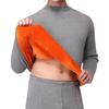 Roupa íntima térmica de veludo dourado transfronteiriça masculina e feminina com forro de fleece, espessada, roupas e calças de outono para meia-idade e idosos, plus size, à prova de frio, top para casal