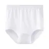 Ropa interior de anciana bragas para mujer mediana edad y ancianos transpirables holgadas talla grande de cintura alta algodón puro todo algodón triángulo bragas para personas mayores