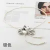 Corrente de Cintura de Pérolas Estilo Luxo Leve para Mulheres com Design de Flor de Metal e Franja, Corrente Acessório Versátil para Vestidos e Ternos