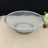 Estoque de fábrica aço inoxidável binaural cesta redonda cesta de frutas cesta de lavar cesta de arroz cesta de enrolar binaural cesta de escorrer