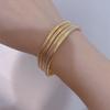 Collar Exagerado con Forma de Serpiente para Mujer, Estilo Europeo y Americano, Estilo Cool, Collar de Cadena Abierta para Clavícula con Incrustaciones de Diamantes, Pulsera de Serpiente, Pulsera