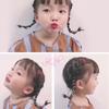 Banda de goma desechable enlatada de estilo coreano para el cabello de alta elasticidad para niños, banda de goma pequeña negra, cuerda para atar el cabello de bebé en caja