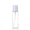 En Stock Botella Redonda Recta de Vidrio de 120ml-20ml con Tapa Plateada Brillante, Botella Atomizadora para Loción Cosmética, Tarro para Crema de 50g