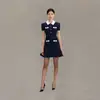 Vestido de punto tipo sirena con solapa, de un solo botón, estilo chic de alta sociedad francesa, nuevo para Otoño/Invierno 2026, para mujer