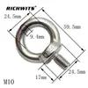 Anillo de Elevación de Acero Inoxidable 304 316 de Alta Resistencia Tornillo Anillo Perno Anillo de Elevación Estándar Alemán