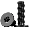 Tornillo Negro de Acero Inoxidable 304 Interior Torx CM Cabeza Plana Cabeza Delgada Digital Antirrobo MM2M3M4M5M6