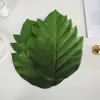 Simulación transfronteriza hoja de gusano de seda fragante EVA alfombrilla antideslizante para comida occidental alfombrilla de aislamiento térmico alfombrilla de aislamiento térmico de restaurante de alto nivel creativa alfombrilla impermeable