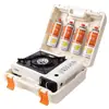 Estufa de Gas Portátil para Exteriores Tipo Tarjeta Estufa Magnética Lata de Gas Set de Utensilios de Cocina para Acampar en la Naturaleza Estufa para Hot Pot Camping Hogar