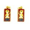 Colgante de Buda Guanyin sin fase, accesorios de oro antiguo chapados en cobre de alto color, collar y pulsera para hacer la fortuna, accesorios de bricolaje