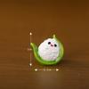 Adornos de Micropaisaje Festival del Bote del Dragón zongzi bote del dragón conejo artesanías de resina Paisajismo de Musgo lindos mini adornos pequeños
