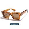 Óculos de Sol Polarizados Quadrados Retrô para Adultos Novos Anti-UV Moda Insertos de Templo Óculos de Sol Kg2518