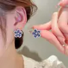 Pendientes de botón de perla de alta gama de lujo con aguja de plata S925 para mujer, Pendientes modernos simples y elegantes, Accesorios para orejas de diseño nicho al por mayor
