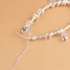 Pulsera DIY Hecha a Mano de Plata S925 Rey Ciervo Dorado con Palabras Auspiciosas de Paz y Bendición, Colgante Pequeño Candado de Fortuna Gordito, Pulsera Trenzada de Nuevo Estilo