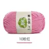 Bufanda Tejida por Uno Mismo de Algodón de Leche de 5 Hilos Peinados Paquete de Materiales para Tejer Crochet DIY Lana en Bola Lana de Grosor Medio