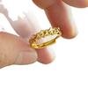 Anillo Minimalista Ajustable para Mujer con Diseño de Flor, Aliento de Bebé y Lluvia de Estrellas, Anillo de Pluma Ajustable para Hombres y Mujeres