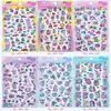 Q-LiA Crystal Láser Japonés Ojo de Gato Pegatina Decorativa para Funda de Teléfono Móvil de Niña Material para Álbum de Fotos Infantil Pegatina Hecha a Mano
