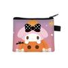 Monedero Serie Halloween Sanrio para Niñas, Billetera de Dibujos Animados de Aspecto Elegante, Bolsa para Audífonos con Cremallera Moderna y Linda, Caliente