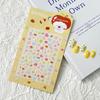 Pegatinas luminosas en relieve 5D de Sanrio para decoración de uñas, diseño de dibujos animados, kulomi, lindas pegatinas para uñas para niños, joyería adhesiva para bebés