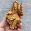 Talla en Madera de Tuya de una Figura de Bodhidharma Meditando, Decoración para el Hogar Talla en Madera Maciza de Laozi y Bodhidharma, Regalo Artesanal