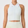 Ropa Deportiva de Nuevo Estilo Transfronteriza para Mujer de Manga Corta sin Mangas Camiseta Chaleco de Tenis Camisa Polo para Correr Golf