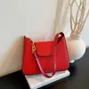 Yuezi 2026 Bolso de Hombro de Nuevo Estilo para Verano Gran Capacidad Retro Casual Color Sólido Moda Bolso de Axila para Mujer