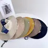 Gorra de Senderismo para Exteriores Transpirable con Bordado de Letras y Bloques de Color para Hombres y Mujeres, Sombrero de Pescador Casual Versátil de Verano, Sombrero para el Sol con Protección Solar