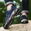 Zapatos Populares para Senderismo Todoterreno al Aire Libre Transfronterizos para Hombre, Zapatos de Senderismo Ligeros Antideslizantes de Malla Transpirable, Zapatos Deportivos para Hombre y Mujer