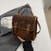 Mochila transfronteriza con estampado de leopardo para mujer, diseño de nicho de moda, portátil, estilo coreano casual, mochila escolar para estudiante, mochila moderna y ligera