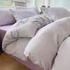 Juego de Cama de Cuatro Piezas para Madre y Bebé Grado A Todo Algodón Algodón Puro Más Vendido Sábana Jacquard para Dormir Desnudo Funda Nórdica Juego de Tres 3/4 Piezas para Dormitorio