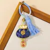 Pingente de Chaveiro Fábrica de Origem Estilo Chinês Brocado de Song Bordado Pingente Charme de Bolsa Enfeite para Pendurar no Carro Presente Criativo Cultural Lembrança Atacado