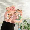 Venta al por mayor de fábrica juego de tarjetas con cuerda larga de capibara rey tarjeta de acceso para cuello de estudiante Yangchengtong metro conjunto de tarjetas de control de acceso tendencia fácil de llevar