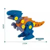 Desmontagem e Montagem de Ovos de Dinossauro Brinquedos DIY Educacionais para Crianças Ovos Divertidos de Montagem Gashapon Barraca de Feira Noturna Brinquedos Barraca de Atacado