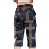 Pantalones Cortos Deportivos de Seda de Hielo de Secado Rápido para Hombre Estilo Coreano Combinación Perfecta Pantalones Capri a Cuadros Moda Masculina Estilo Coreano Transpirables Pantalones Casuales