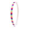 Diadema linda para niños transfronteriza 1 cm fresca Princesa color degradado pasador tira de tela color polvo de cebolla diadema joyería