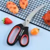 Tesoura para Churrasco Estilo Coreano, Tesoura de Alimentos Multifuncional para Churrasco, Especializada para Restaurantes de Churrasco, Adequada para Cortar Frango e Bife, e Abrir Tampas de Garrafa