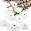 4.5cm nuevo pequeño rizado hecho a mano flor artificial diy tocado sombrero flor flor de zapato holiday playa flor de seda multicolor